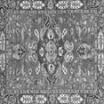 thumbnail image 1 of Ahgly Company Indoor Square Geometric Gray Traditional Area Rugs, 5' Square, 1 of 4