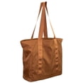 thumbnail image 3 of True Gear Women's Large Tote Bag, Brown Polyester Shoulder Bag for Work, Travel & Everyday Use, 3 of 5