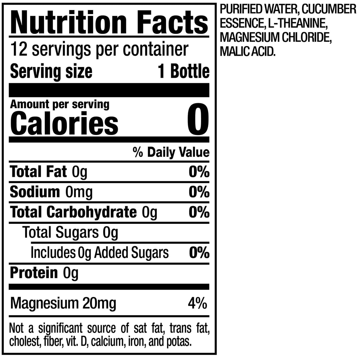 Core Hydration+ Calm Enhanced Water, 23.9 Fluid Ounce (Pack of 12)