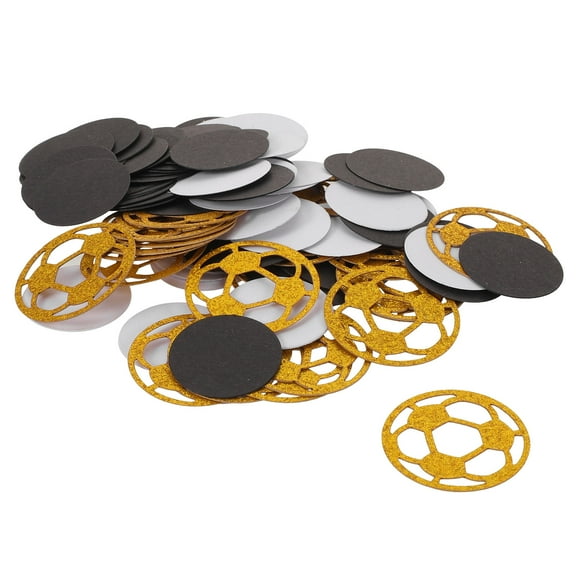 WRITWAA 400PCS Multi-Color Soccer Themed Decorative Confetti for Birthday Parties, Events, and Game Day Celebrations