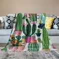thumbnail image 2 of Chilfamy Cactus Blanket for Women Men, Comfy Aesthetic Warming Blanket for Couch Bed Decorative Blanket, Cactus Bedding Blankets for Travel Camping Beach Fall Throw Blanket, 2 of 6