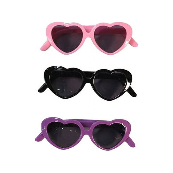 Heart Sunglasses 3pc for 18in Doll