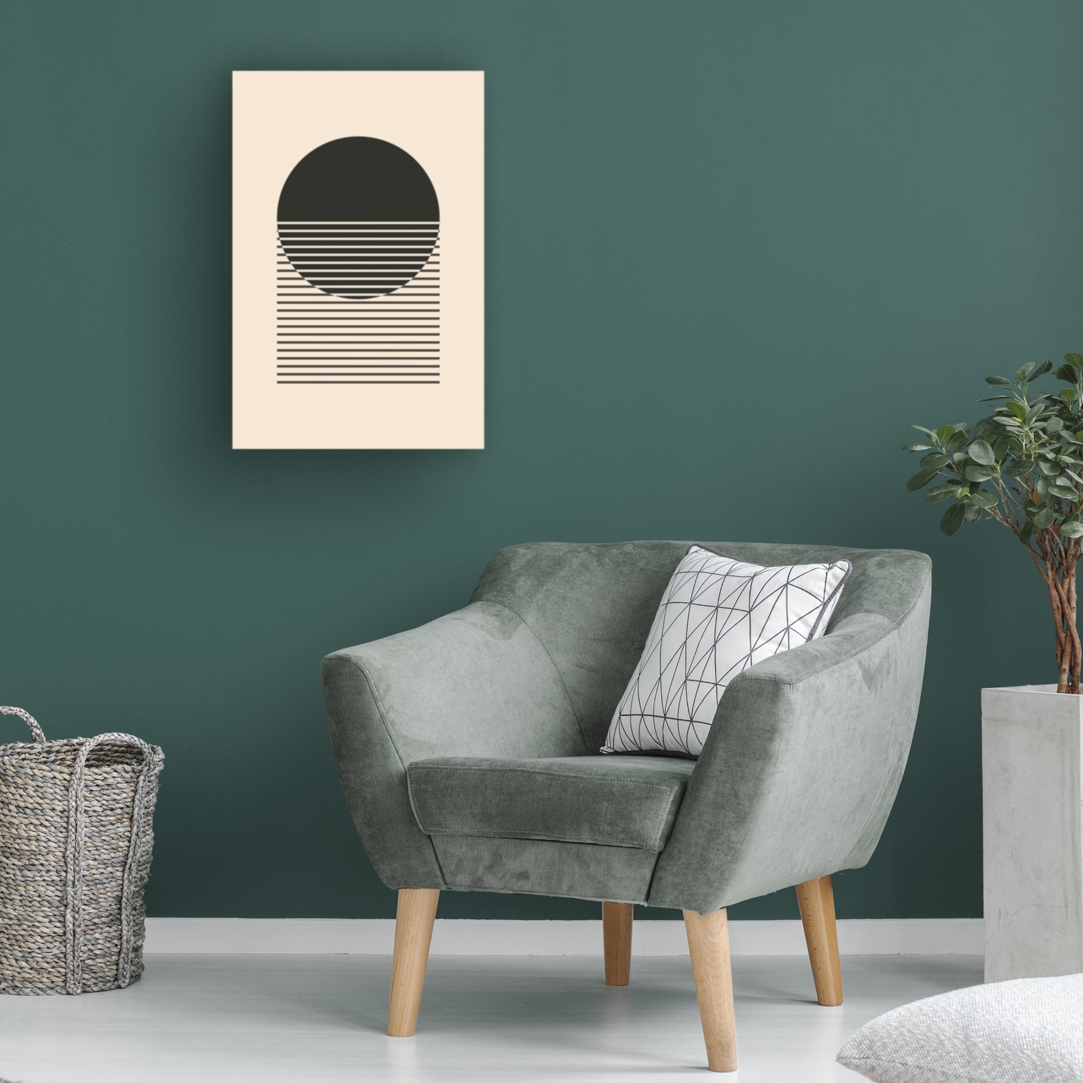 Trademark Fine Art jay stanley Geometric Vibes 5 Canvas Wall Art