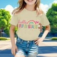 thumbnail image 1 of Stylish Girls Graphic Tees Casual Tops for Everyday Wear Comfortable Spring Summer, 1 of 3