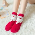 thumbnail image 3 of Tiqkatyck Ankle Socks Clearance, Warm Christmas Fashion Windproof Print Mid Tube Socks Long Tube Cotton Compression Socks for Women Crew Socks for Women No Show Socks Womens Red One Size, 3 of 3