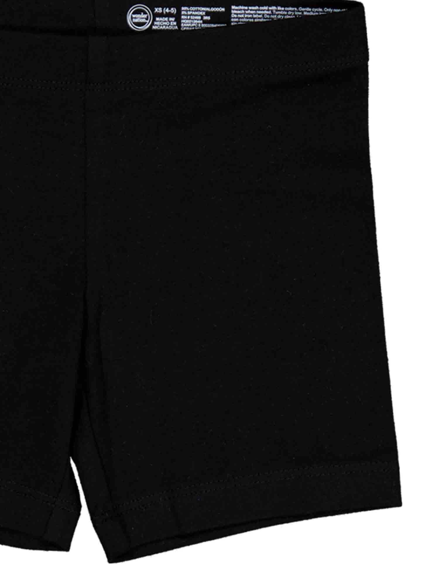 Wonder Nation Girls Bike Short, 2-Pack, Sizes 4-18 & Plus