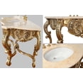 thumbnail image 4 of Platine Hand Carved Vanity w Sink and Creama Marfil Marble, 4 of 4