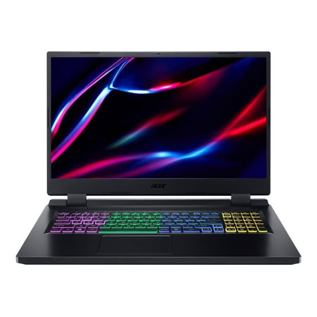 Acer Nitro 5 AN517-55 - Intel Core i5 - 12500H / up to 4.5 GHz - Win 11 Home - GF RTX 3050 - 8 GB RAM - 256 GB SSD - 17.3" IPS 1920 x 1080 (Full HD) @ 144 Hz - Gigabit Ethernet - Wi-Fi 6 - obsidian black - kbd: US Intl