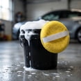 thumbnail image 5 of Round Microfiber Car Polishing Waxing Sponge Pad with Elastic Hand Strap for Auto Cleaning Detailing Applicator, 5 of 6