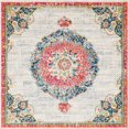 thumbnail image 1 of Unique Loom Penrose Center Medallion Rug8' x 8' Square Ivory/Blue, 1 of 1