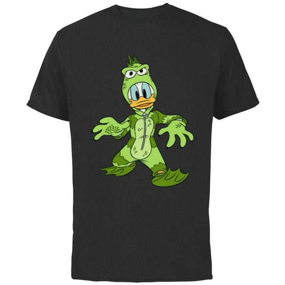 Disney Donald Duck Monster Halloween Costume - Short Sleeve Cotton T-Shirt for Adults - Customized-Black