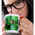 thumbnail image 2 of 3drose, Beverly Butterfly, 11oz Two-tone Red Mug, 2 of 6