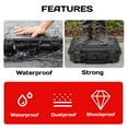 thumbnail image 6 of Plastic Safety Equipment Case Waterproof Hard Carry Tool Box Shockproof Storage Box with Sponge for Tools Camera, 6 of 10
