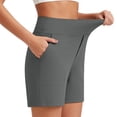thumbnail image 6 of KIHOUT Women's High Waisted Tummy Control Athletic Shorts Stretchy Pocketed Running Yoga Casual All Season Wear, 6 of 8