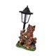 thumbnail image 4 of Estatua de perro DYNWAVEMX figura de animal con luz solar para exteriores resina 2 perros marrones, 4 of 8
