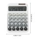 thumbnail image 5 of Calculadora de interruptor mecánico de 12 dígitos con pantalla LCD grande, calculadora de escritorio, diseño ergonómico, calculadoras para profesores, estudiantes, oficina, hogar y escuela., 5 of 7