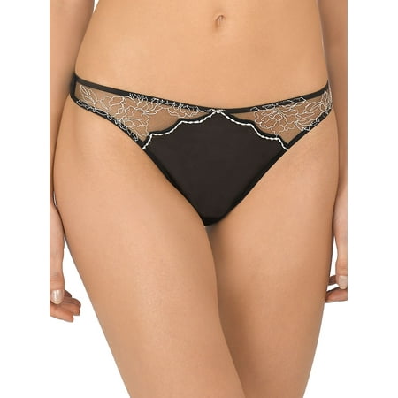 Natori Womens Panty - Natori Foundations Ethereal Lace Thong