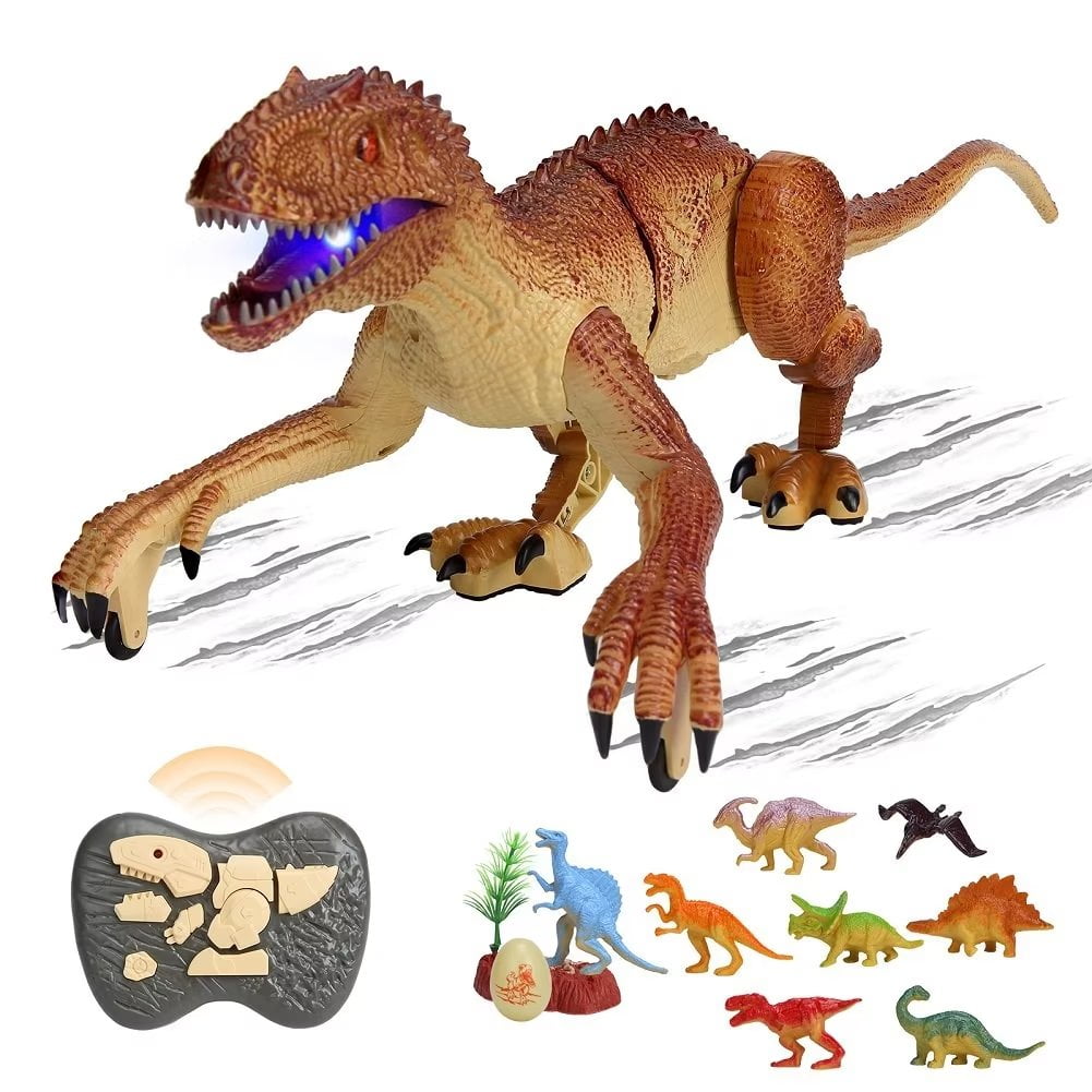 Shininglove Remote Control Dinosaur Toys for Boys, 2.4Ghz Walking Robot