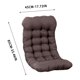 thumbnail image 3 of Cojín para silla con respaldo | Cojín integrado para asiento y soporte lumbar para una postura correcta | Cojín ergonómico para silla de oficina, hogar, comedor o coche | Cómodo cojín antideslizante, 3 of 7
