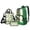 Green and Yellow - Monstera Banana, variant on DISNIMO Monstera Banana Print 3PCS Clear Backpack for Kids Girls, Heavy Duty Transparent Bookbag with Lunch Box & Pencil Case, 17 Inch See Through Clear Backpack for Students