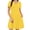 A1-Yellow, variant on Women's Summer Casual T-Shirt Dress - Short Sleeve Crisscross V-Neck Swing A-Line Tunic Sundress with Pockets, Purple Size L