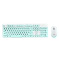 thumbnail image 1 of Ergonomic 2.4GHz Wireless Keyboard and Mouse Combo with Round Suspension Keycaps - Low Noise, 104 Keys, USB Interface, Compatible with Windows XP/7/10 Laptops & Desktops - Stylish Design for, 1 of 4