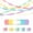 Pastel, variant on Crepe Paper Streamers Party Decorations,6 Rolls Pastel Streamers for Candyland Party Theme Birthday Wedding Bridal Decorations,1.8 Inch x 82 Ft/Roll