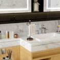 thumbnail image 6 of Bathroom Hand Towel Holder with Crystal Ball, Countertop Towel Holder Stand 15.7” H, Stainless Steel Classic Vintage Hand Towel Rack Stand with Heavy Weighted Base (Oil Rubbed Bronze, 2 Pack), 6 of 6