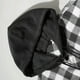 thumbnail image 3 of Ceisia Men's Plaid Hooded Button-Up Shirt for Casual & Outdoor Wear Gray M Gifts, 3 of 5