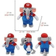 thumbnail image 3 of Super Mario Bros. Wonder&nbsp;Plush Toy Mairo Luigi Princess Peach Daisy Toad Toadette Yoshi Soft Stuffed Dolls Nabbit Skedaddlers, 3 of 5