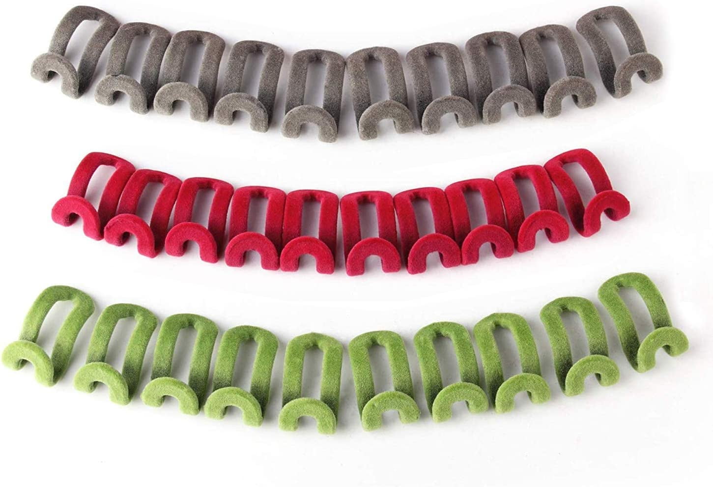 Ideaworks Hanger Buddies - 24 Pack Cascading Hooks For Closet Organization