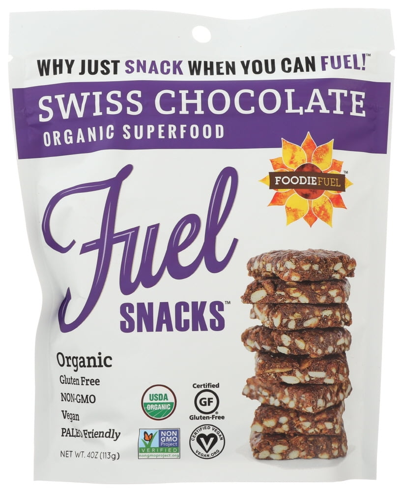 Foodie Fuel Snacks Swiss Chocolate, 4 Oz
