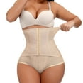thumbnail image 4 of Bpxiofoy Shapewear Tummy Control Bodysuits for Women Butt Lifter Shapewear Seamless Waist Trainer Hi Waist Body Shaper Panty Tummy Control Underwear Butt Lifting Leggings for Women Beige L, 4 of 9