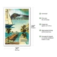 thumbnail image 2 of Ocean Breeze - Original Collage Art by Wade Koniakowsky - Fine Art Matte Paper Print (Unframed) 30x44in, 2 of 4
