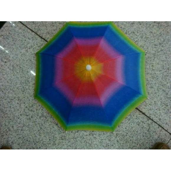 Sombrero de Paraguas de Manos de 3 Colores, Protección UV Ligera, Diadema Ajustable Suave y Cómoda, Para Golf, Pesca, Camping