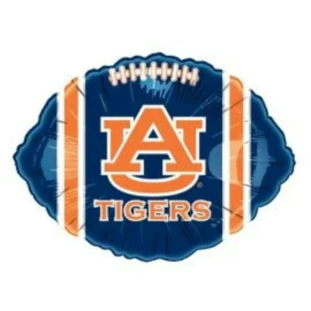 18" AUBURN TIGERS Football Balloon • Party Supplies Decorations Foil Mylar Balloon