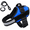 Blue, variant on dogshood harness ,dogshood no Pull Harness, Reflective Adjustable Sizes XS to XXL for Small Large Dogs