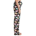 thumbnail image 2 of Just Love Women Pajama Pants Sleepwear (Black - Pastel Sheep, Small), 2 of 3