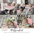 thumbnail image 4 of Sweety Fox Baby High Chair Adjustable to 7 Different Heights - Foldable Highchair for Babies and Toddlers, Pink, 4 of 6
