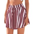 thumbnail image 5 of Women'S Flowy Shorts Summer Beach Vacation Clothes Casual High Waist Wide Leg Ruffle Shorts Color No. 2 XXL, 5 of 9