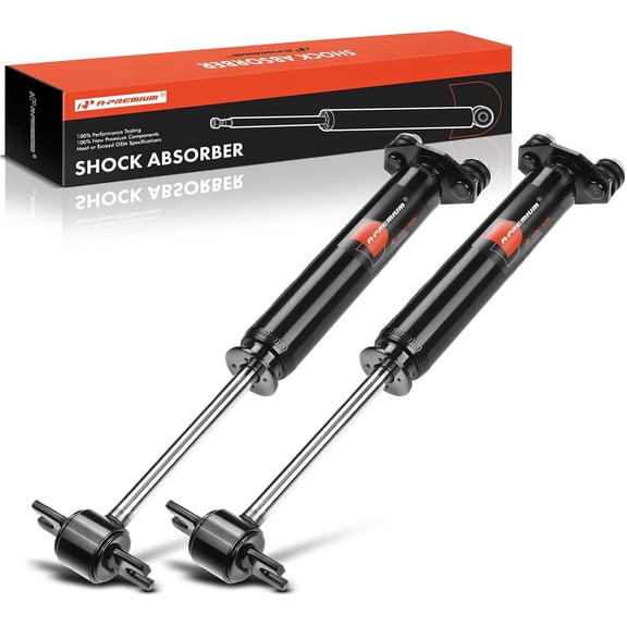 A-Premium Pair (2) Front Shock Absorber Compatible with Ford Mustang 1964-1970 Maverick 1970-1977 & Mercury Cougar Comet & Bricklin SV-1, Driver and Passenger Side