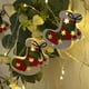 thumbnail image 1 of onlyliua Promoción de Temporada Cadena de Luces Navideñas Cadena de Luces Navideñas de Hierro Forjado Pintado con Muñeco de Nieve y Anciano, 1 of 3