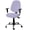Purple, variant on Pure Pink 2 Pieces Computer Office Chair Covers Set, Stretchable Desk Rotating Chair Seat Cushion Slipcover Back Covers, Simple Solid Color Slipcover Back Covers, Decorative Protectors Cover