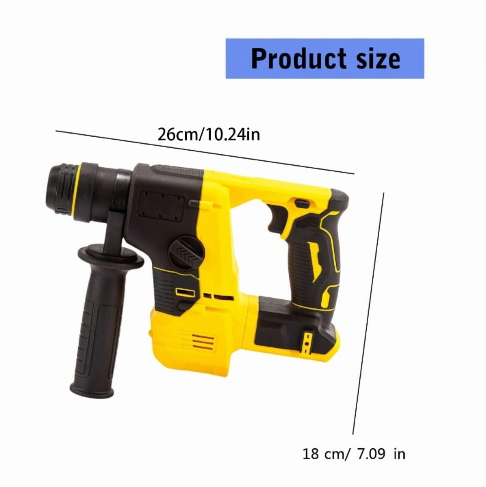 Electric Brushlesses Electric Hammer Drill Multifunctional Rotarys Hammer