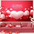 thumbnail image 2 of adviicd New Valentine Day Decoration Hanging Cloth Party Holiday Photo Background Cloth Proposal Anniversary Layout Scene Background Cloth, 2 of 5
