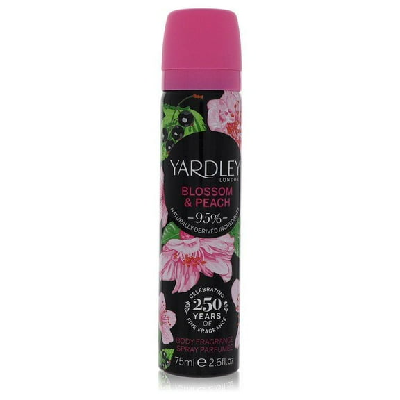 Yardley Blossom & Peach by Body Fragrance Spray 2.6 oz Women
