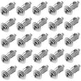 thumbnail image 4 of BESTYASH 25 Pcs Ancrages Muraux Creux pour Murs Secs Argent Matériel de Fixation Sécurisé, 4 of 8