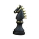 thumbnail image 2 of Estatua de piezas de ajedrez con pintura dorada, resina, regalo para escritorio, sala de estar, oficina, color negro. Pequeña, 2 of 7