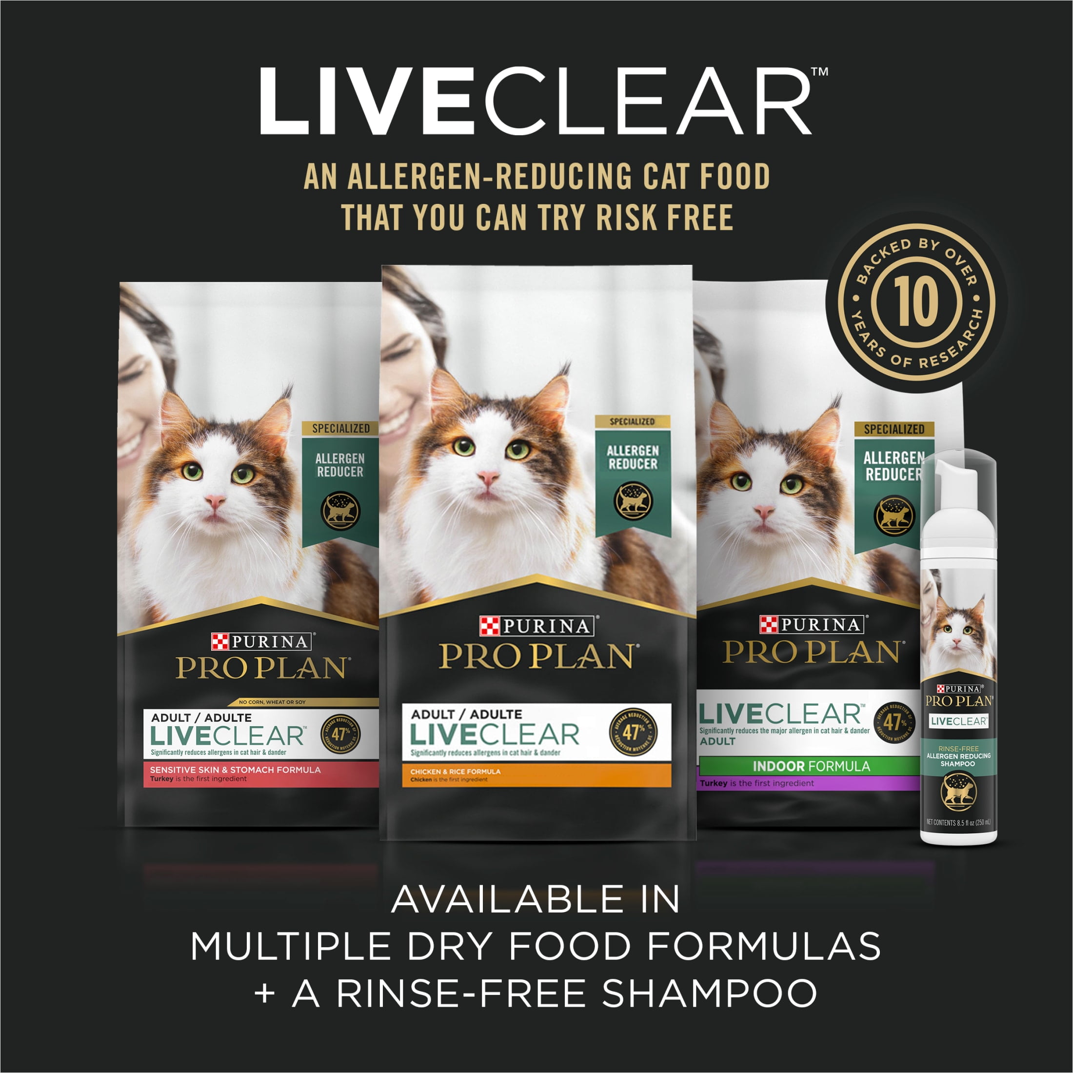 Purina Pro Plan Live Clear Weight Management Dry Cat Food, Chicken & Rice, 5.5 lb Bag Purina Pro Plan Live Clear Weight Management Dry Cat Food, Chicken & Rice, 5.5 lb Bag