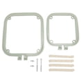 thumbnail image 2 of Double Layer Embroidery Frame, Desktop Embroidery Hoop Lap Stand, Cross Stitch Rack, Integrated Stitch Hoop Stand, Needlework Holder Tool for Quilting, Sewing Craft Projects, 2 of 7